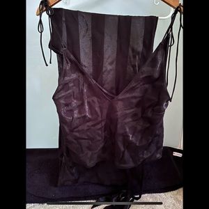 Victoria Secret polka dotted pajama set w/wide leg pants